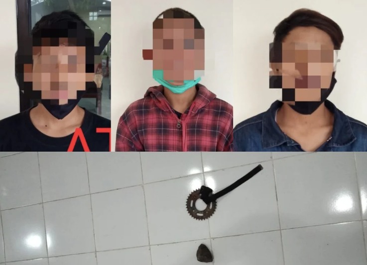 Brutal, 3 Pelajar di Sleman Aniaya Pengendara dengan Batu dan Bambu