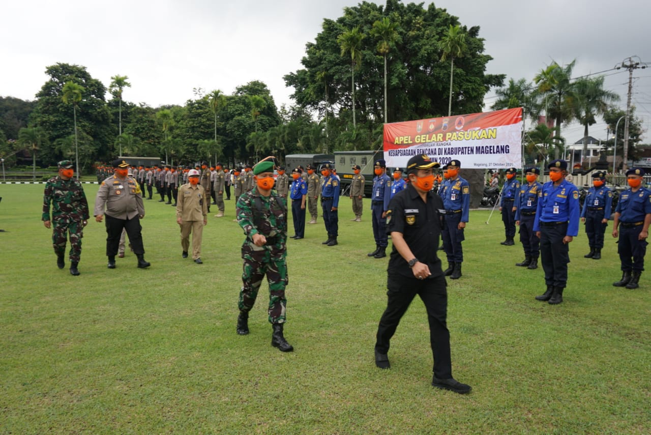Antisipasi Bencana di Musim Penghujan, Pemkab Magelang Gelar Apel Kesiapsiagaan