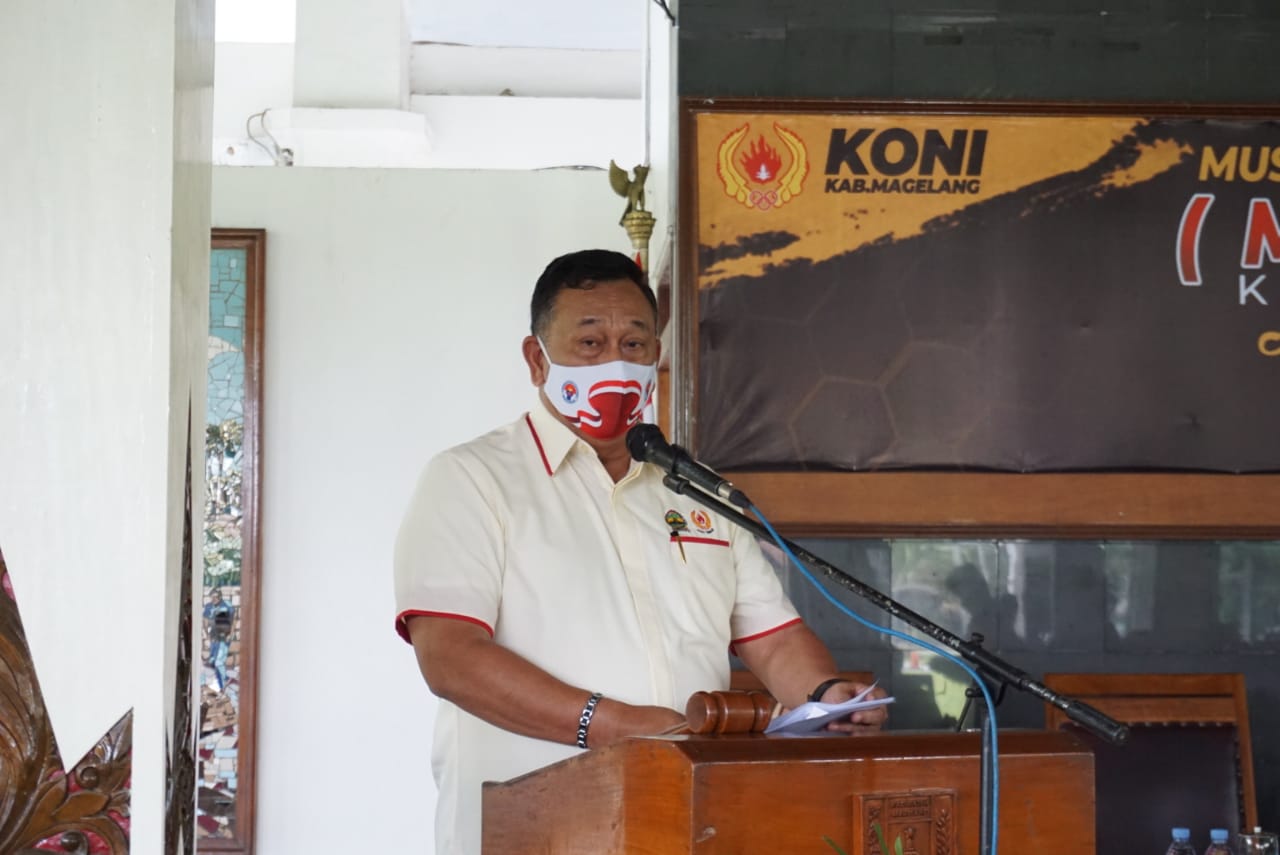 Ketua KONI Provinsi Jawa Tengah, Brigjen Purnawirawan Subroto.