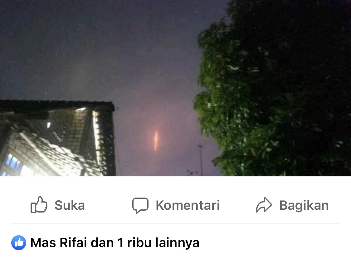Viral, Warga Magelang Lihat Hujan Meteor Semalam