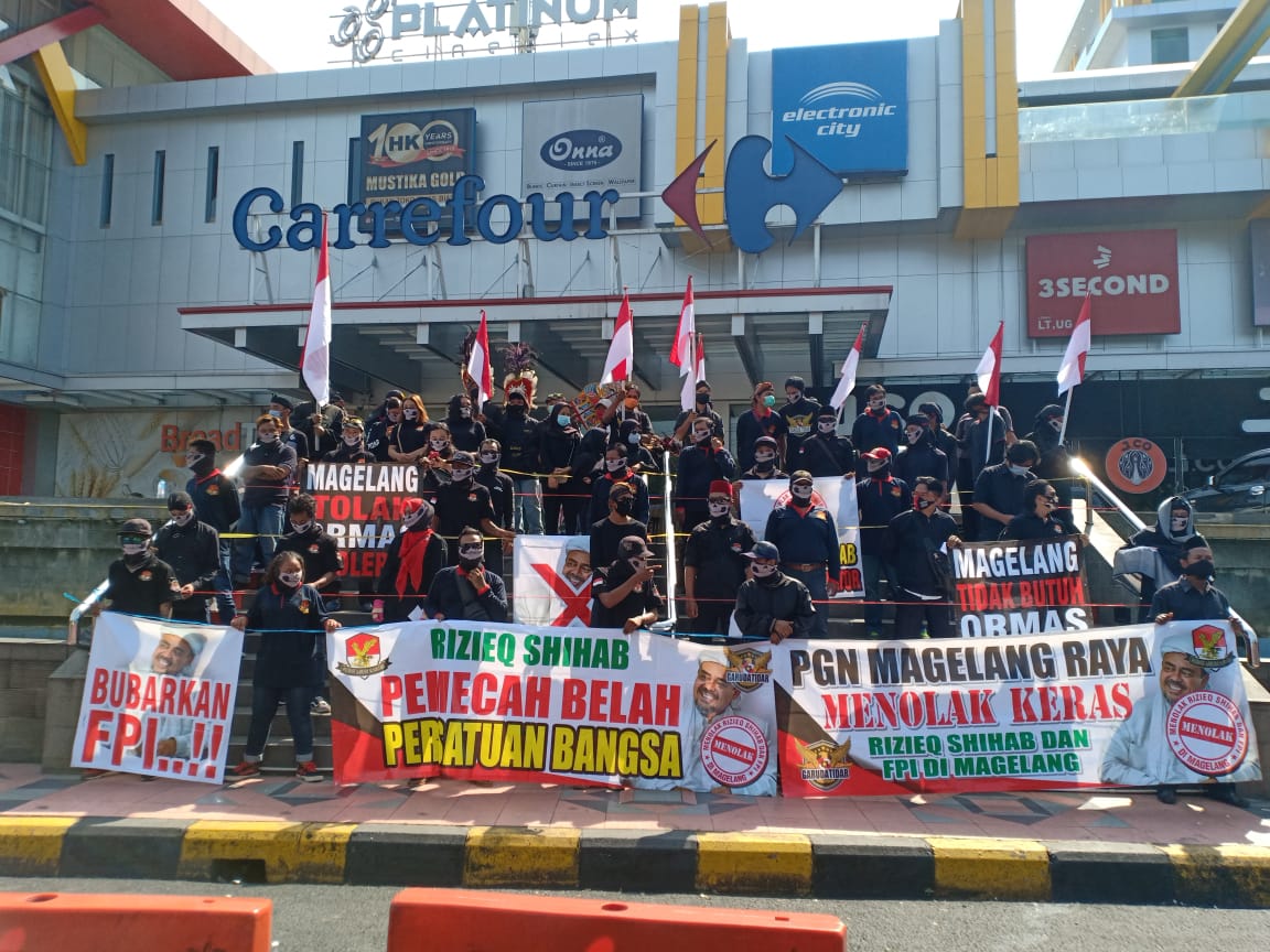 Aksi Turun Jalan PGN Magelang Raya (28/11/2020)-(Foto: istimewa)
