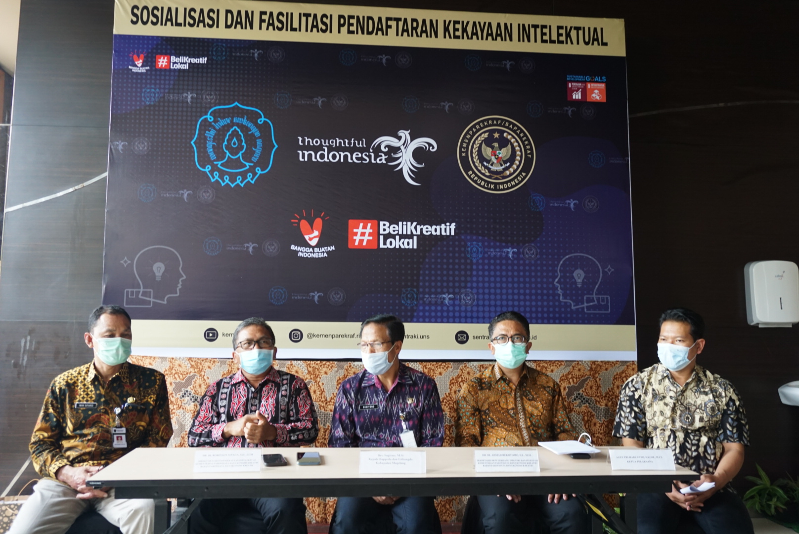 Kemenparekraf Fasilitasi Pendaftaran Intelektual Pelaku Usaha di Magelang
