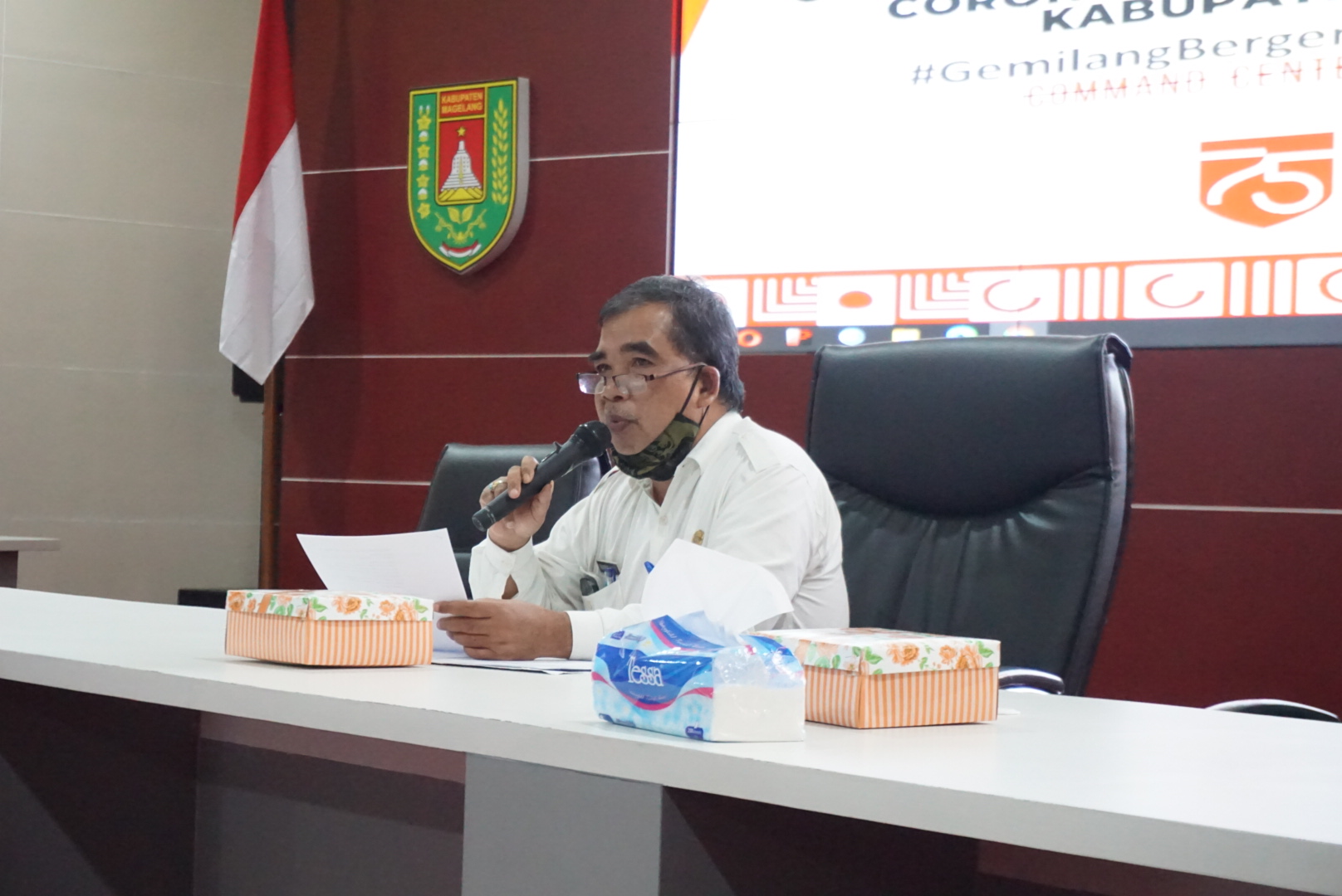 Kepala Dinas Perdagangan Koperasi Usaha Kecil dan Menengah (Disdagkop UKM) Kabupaten Magelang, Basirul Hakim.