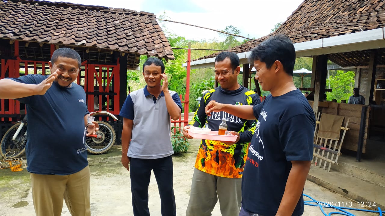 Dispar Kabupaten Kulon Progo kunjungi Desa Wisata Ngragoretno Salaman Magelang (3/1/2020)