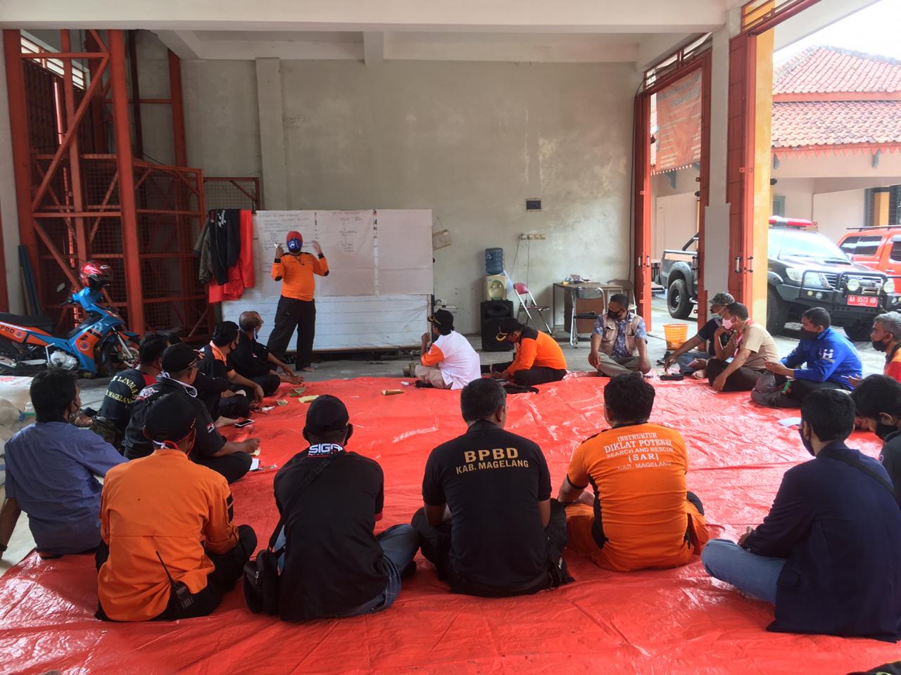 Siaga Merapi, BPBD Kabupaten Magelang Tingkatkan Sinergitas dengan Para Relawan