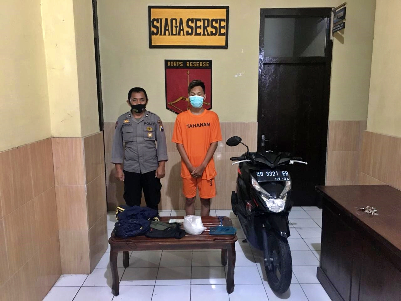 Pelaku pencurian ikan hias di Muntilan