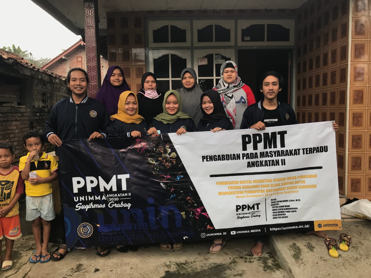 Pendampingan Bank Sampah di Grabag oleh Mahasiswa PPMT UNIMMA