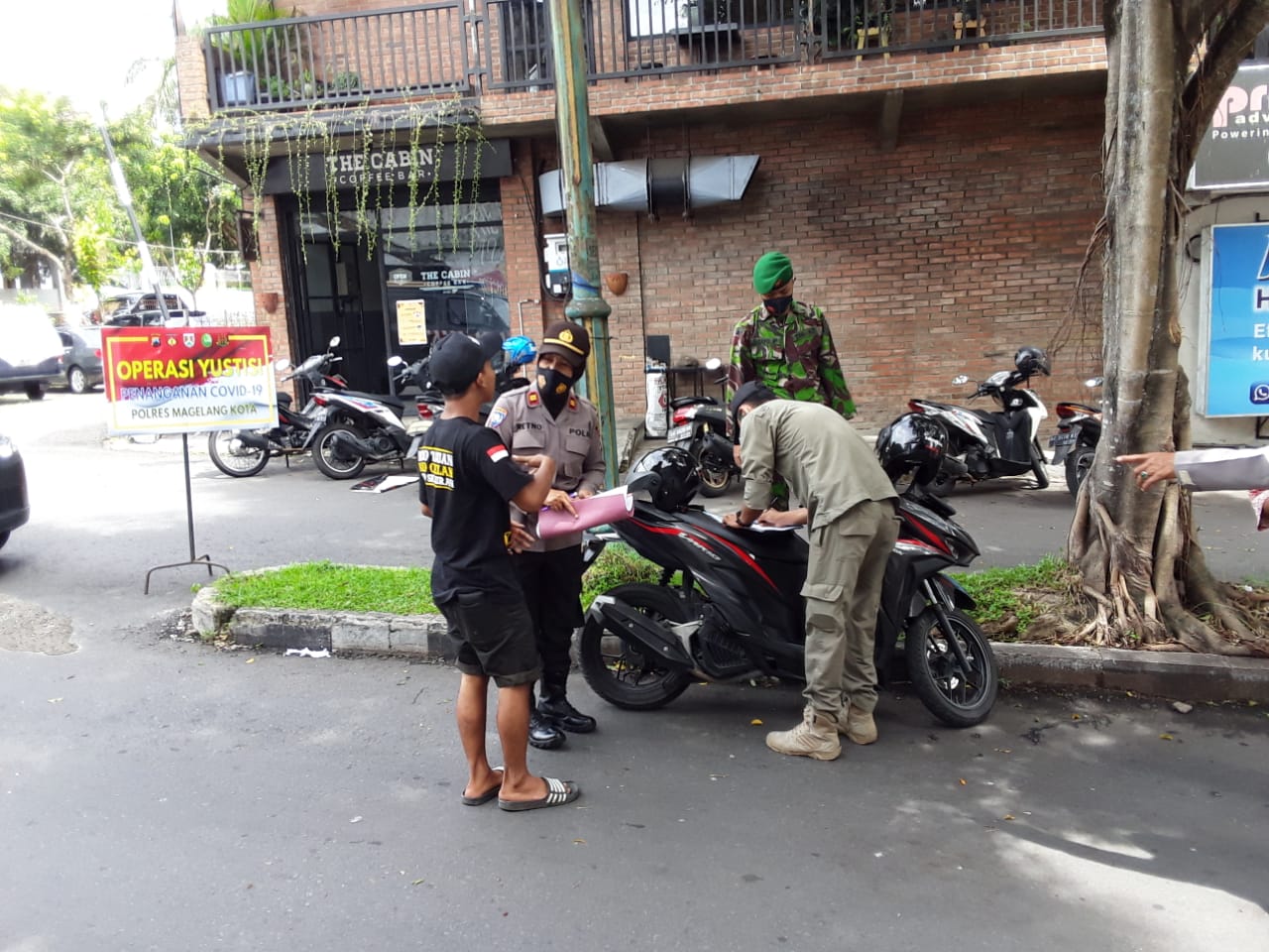Operasi Yustisi Sejumlah Titik di Kota Magelang, Belasan Warga Terjaring