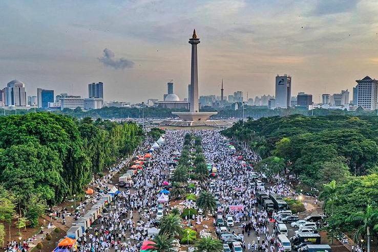 aksi PA 212 di Monas-(Foto: internet)