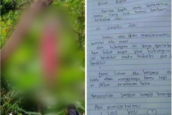 putus cinta gantung diri