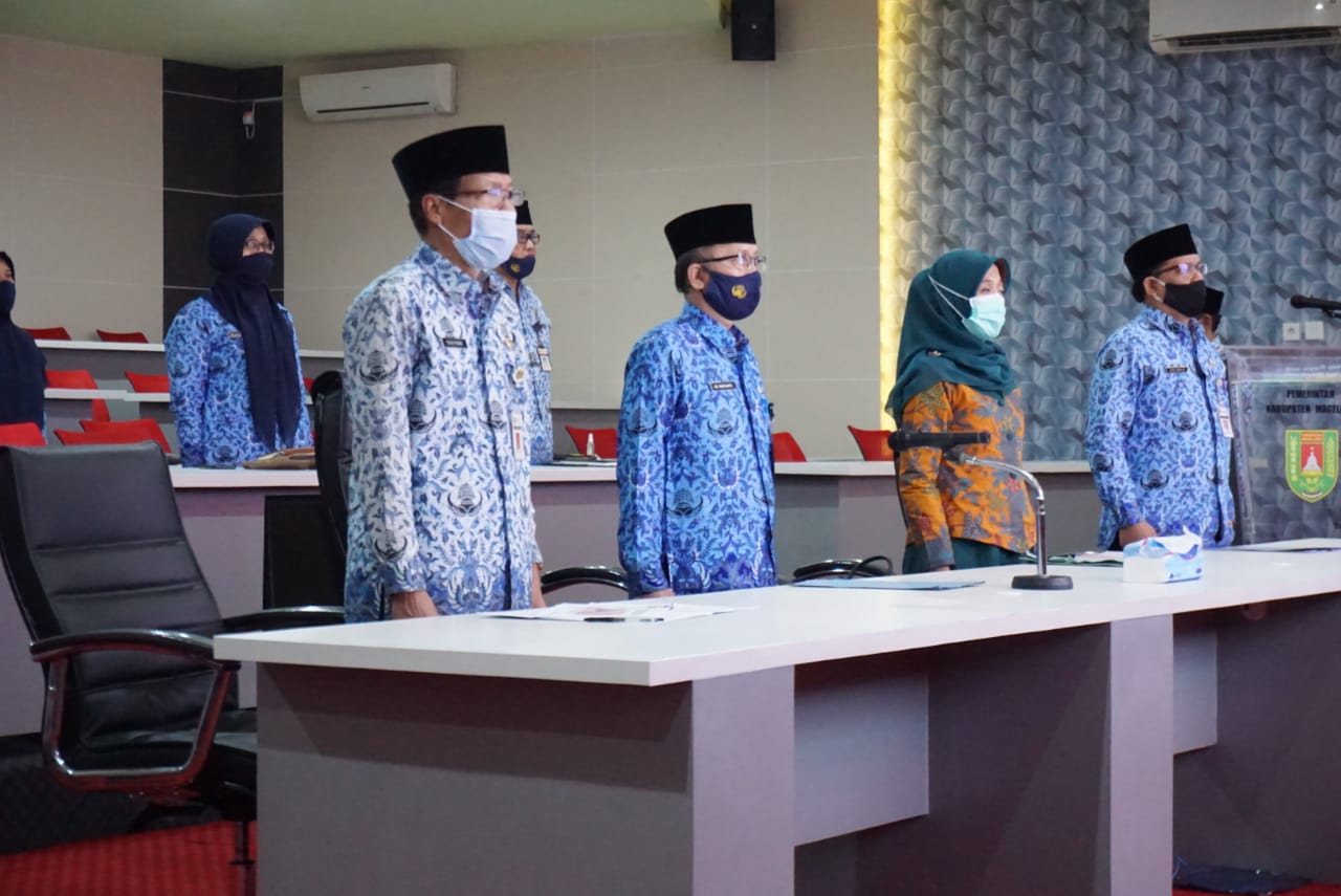 sosialisasi dan advokasi penyelenggaraan PAUD HI secara virtual dari Ruang Command Center (17/11/2020)-(Foto: Istimewa)