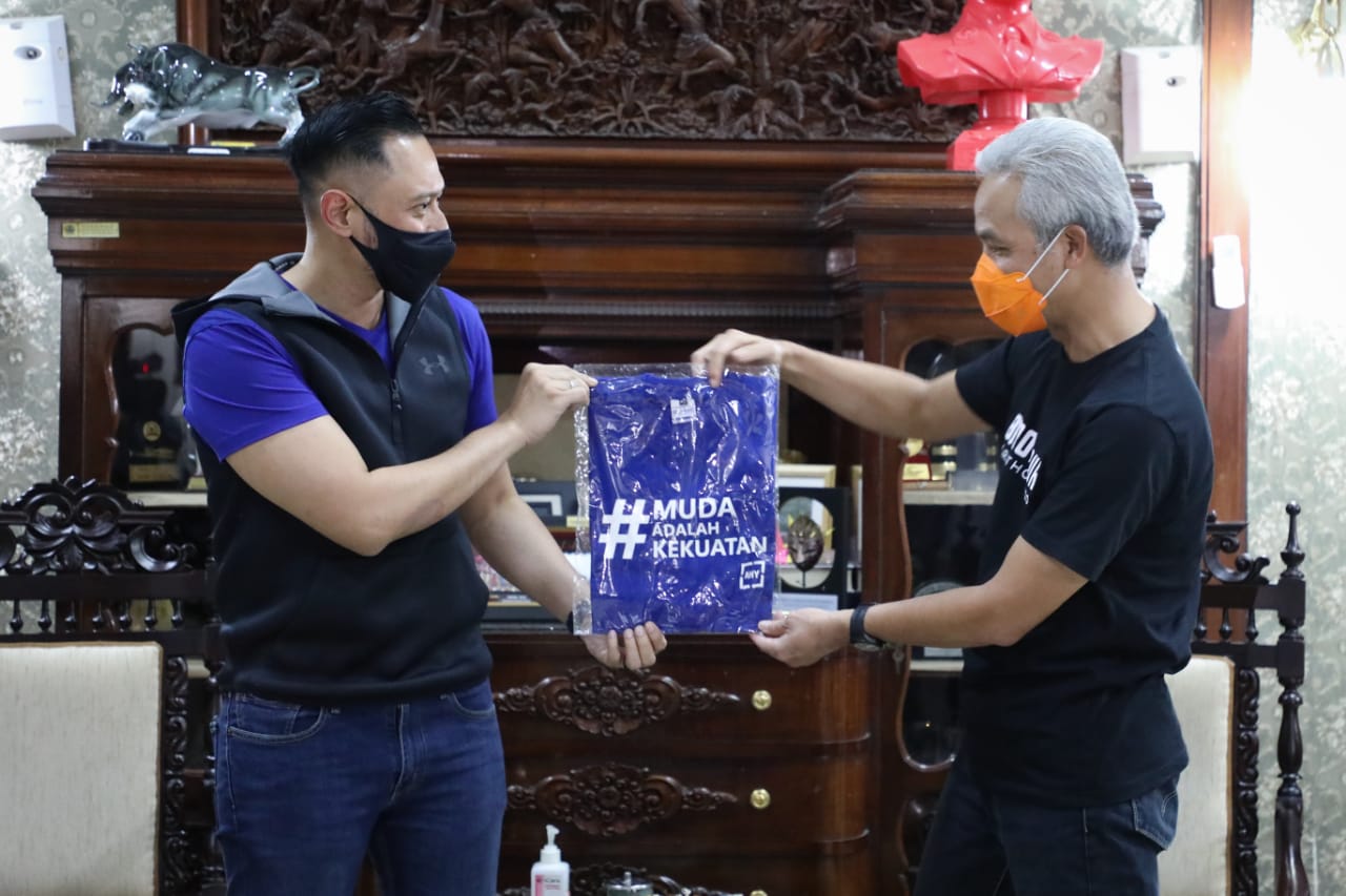 AHY Kunjungi Ganjar Pranowo (2/12/2020)-(Foto: ihr)