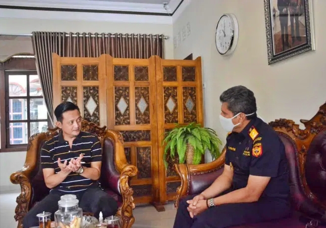 Bea Cukai kunjungi ketua Asosiasi Petani Tembakau Indonesia Jateng