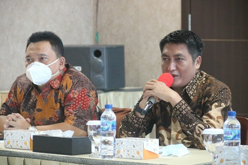 Bupati Magelang, Zaenal Arifin menyampaikan minatnya untuk bekerjasama dengan ATB dalam memperbaiki performa dan kualitas pelayanan air bersih di Kabupaten Magelang (Foto: Medianesia)