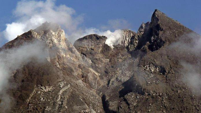 Ilustrasi kubah lava merapi sisi tenggara. (foto: internet)