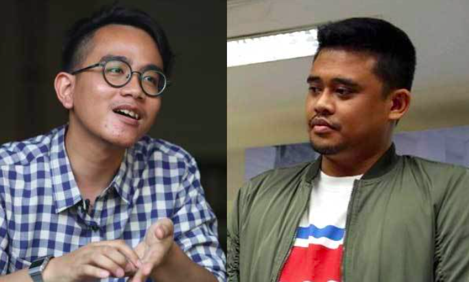 Gibran Rakabuming Raka dan Bobby Nasution. (gambar: internet)