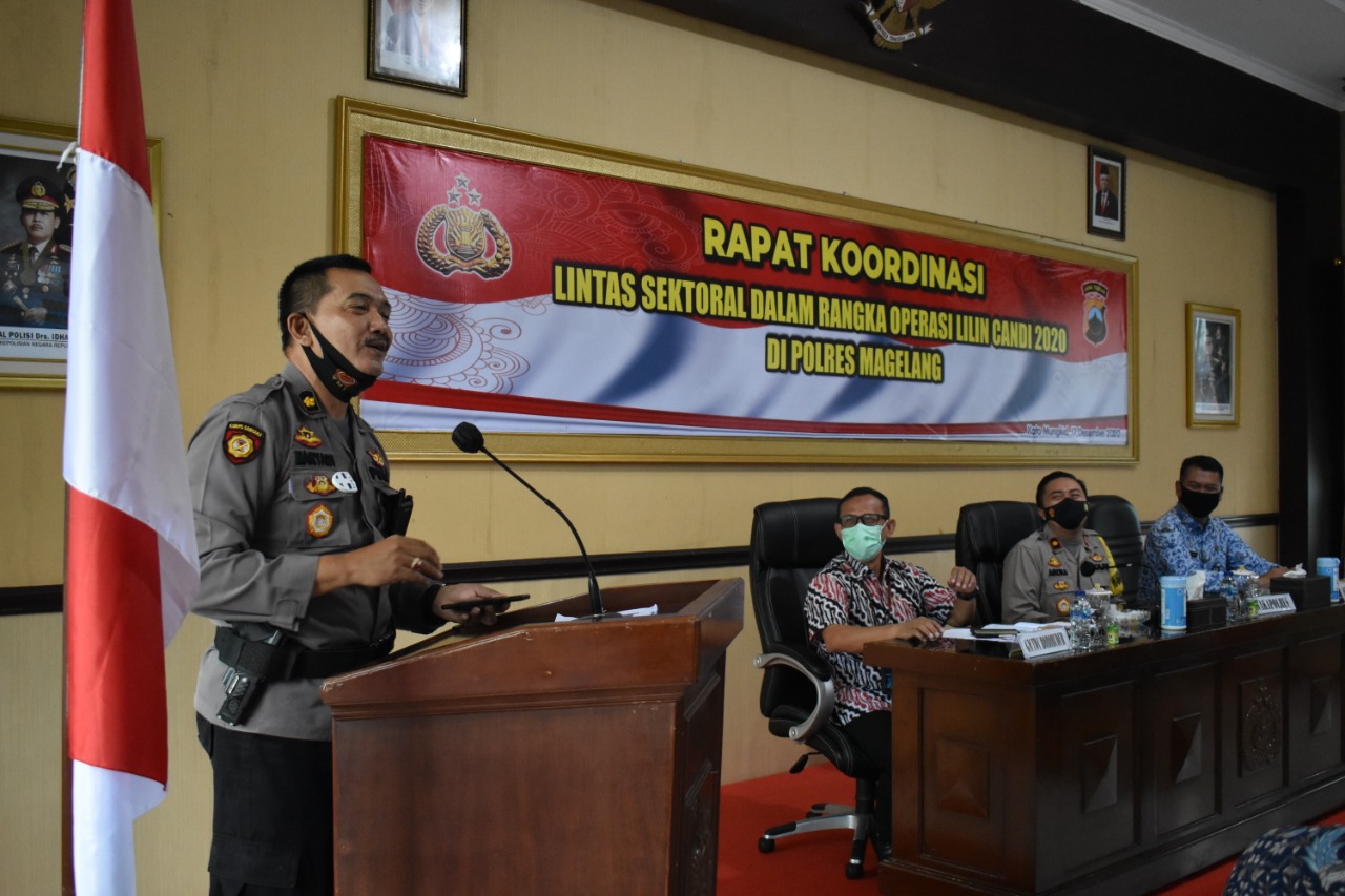 RapaT Koordinasi Lintas Sektoral persiapan operasi lilin candi 2020 (17/12/2020)-(Foto: istimewa)