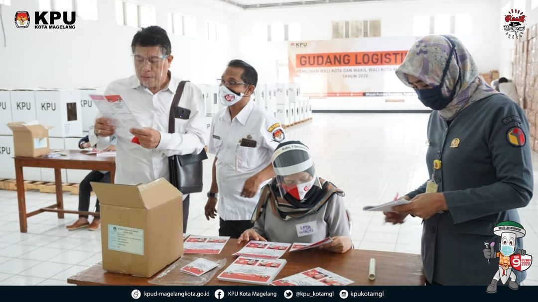 Hasil Penyortiran, KPU Kota Magelang Temukan 450 Surat Suara Rusak