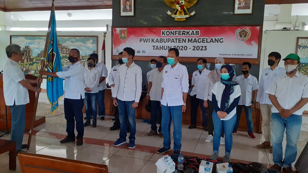 Terpilih Aklamasi, Bagyo Harsono Jadi Ketua PWI Kabupaten Magelang 2020-2023