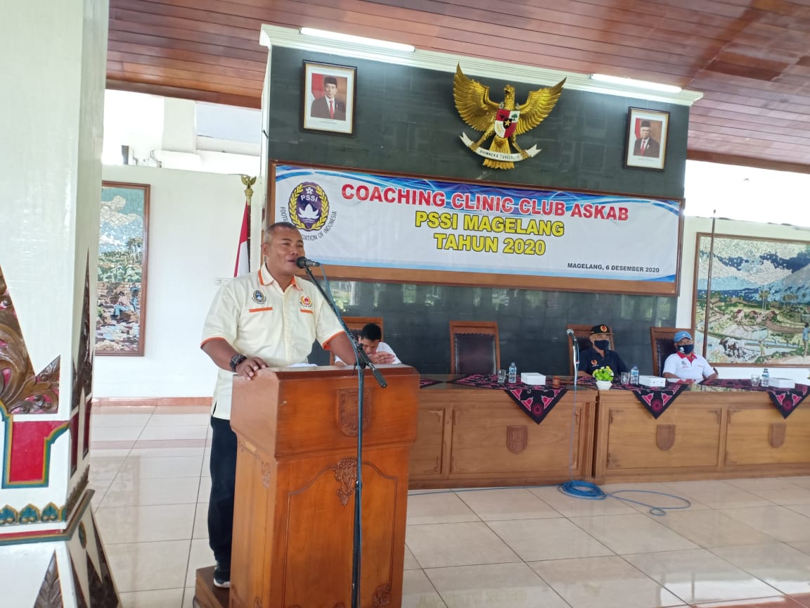 Tingkatkan Kualitas Pelatih, Askab PSSI Kabupaten Magelang Gelar Coaching Clinic