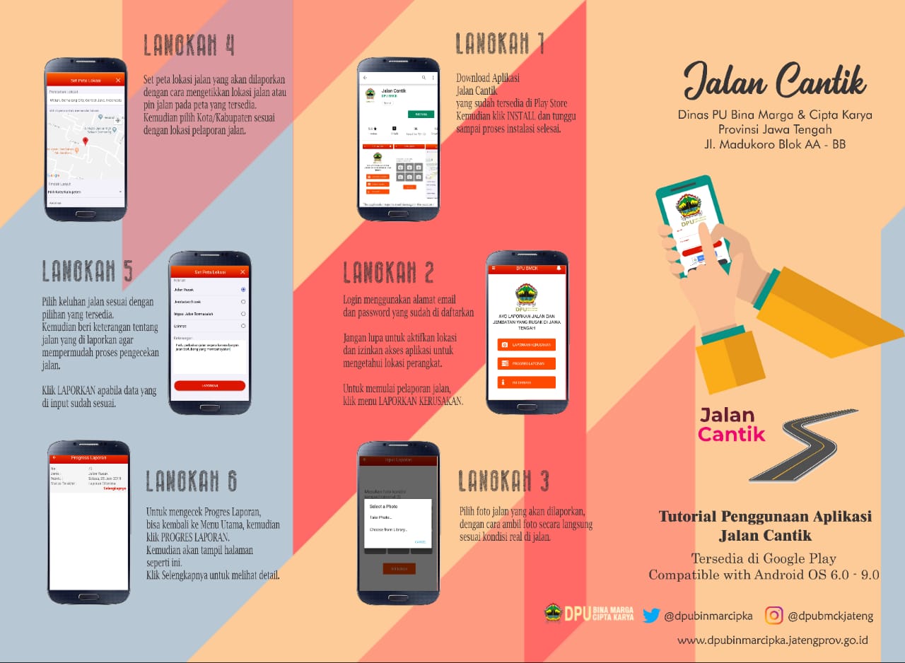 aplikasi jalan cantik untuk aduan jalan rusak di Jateng