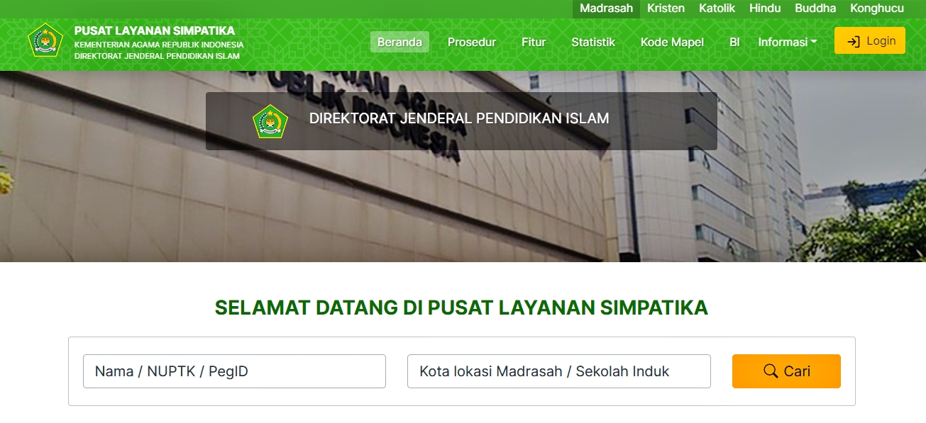 cara cek bantuan subsidi guru madrasah non pns