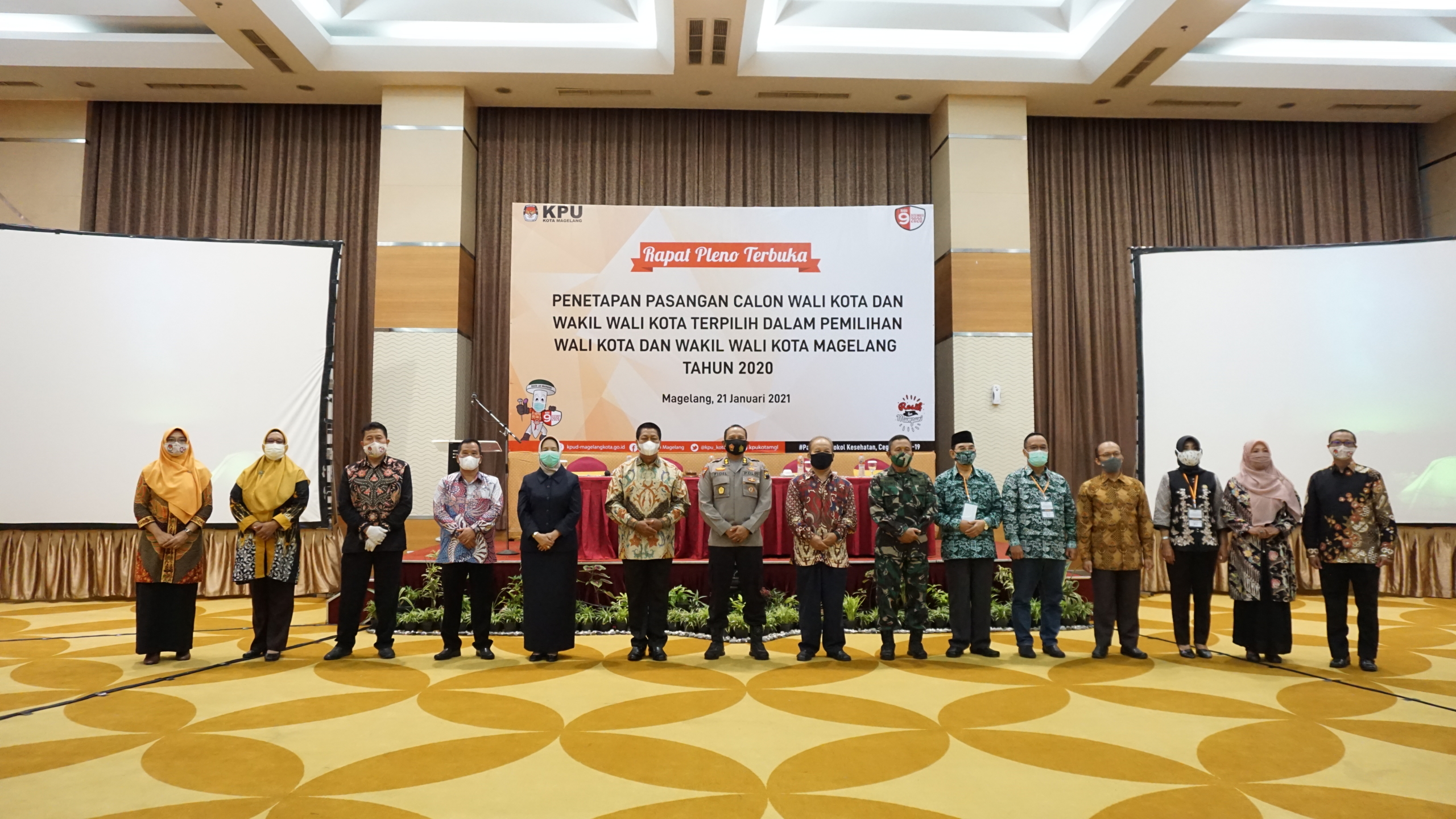 Sah! Aziz-Mansyur Ditetapkan Sebagai Wali Kota dan Wakil Wali Kota Magelang