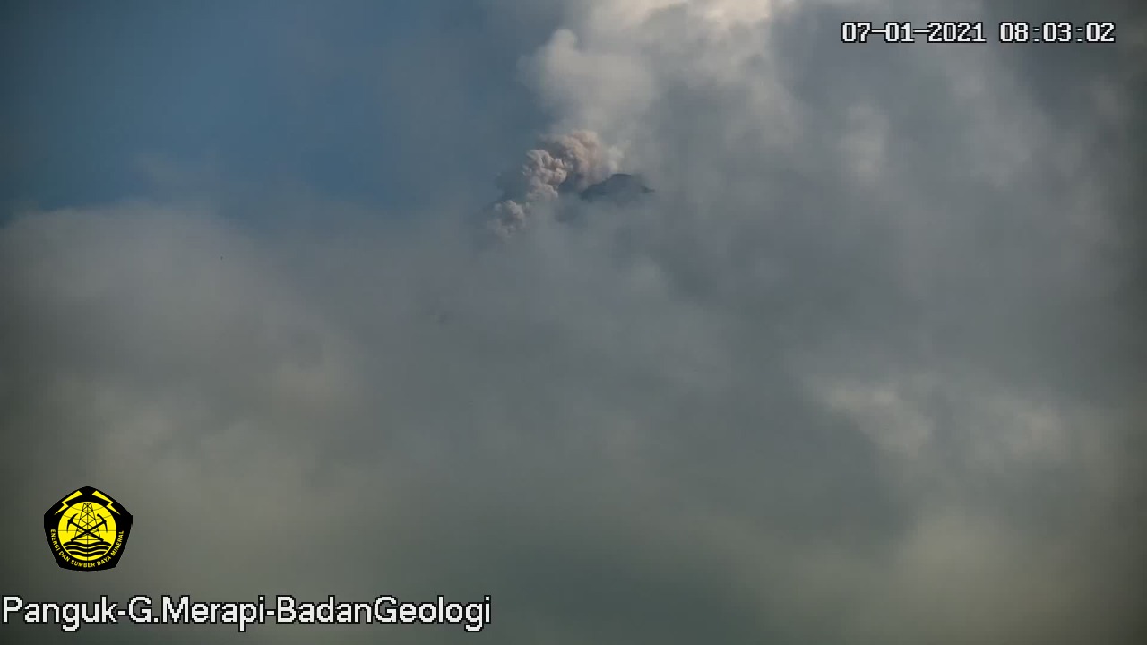 BPPTKG: Awan Panas Meluncur ke Hulu Kali Krasak Pagi Hari Ini