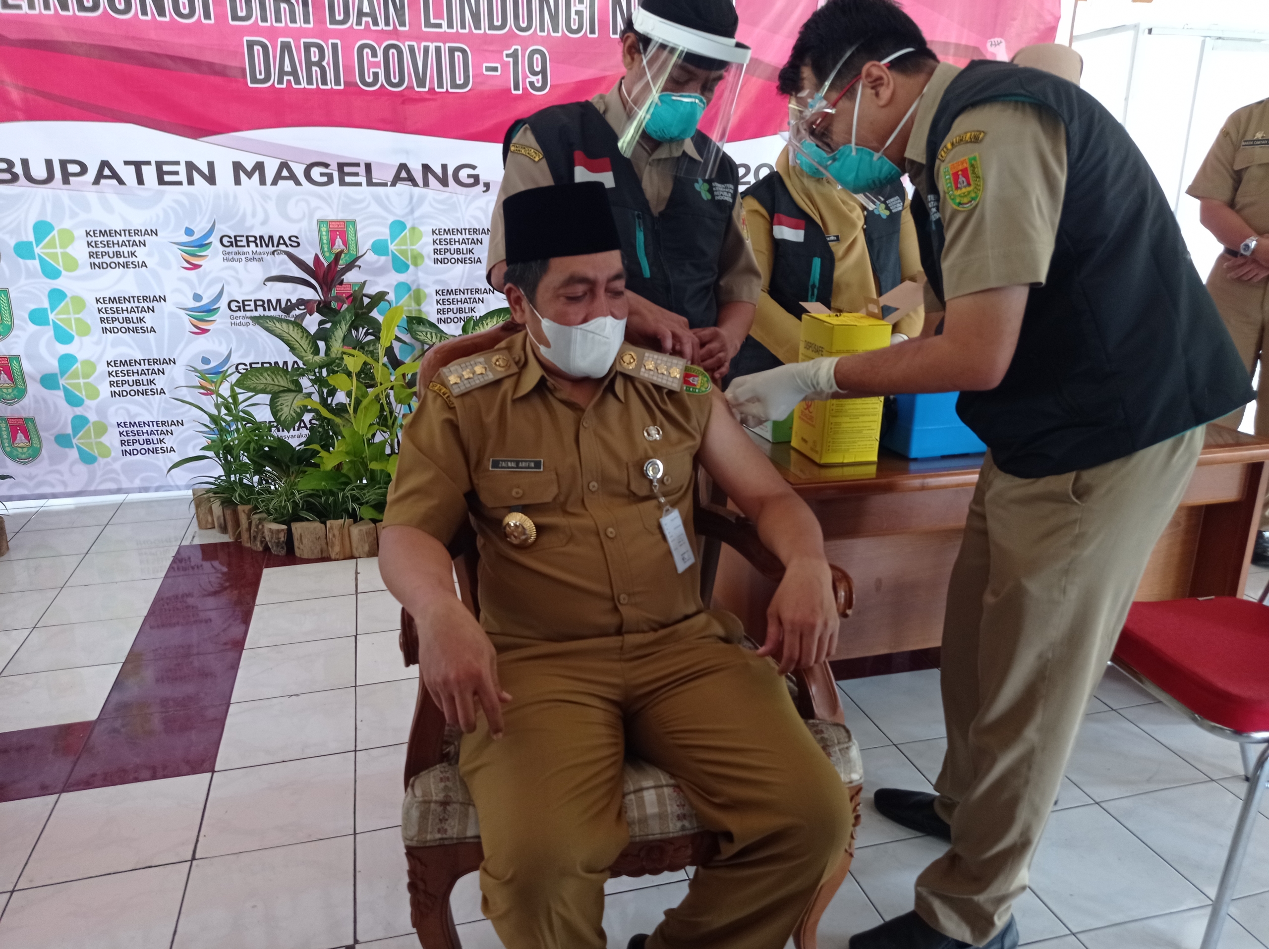 Vaksin Covid-19 Sudah Masuk ke Kabupaten Magelang, Ini Daftar yang Disuntik Pertama