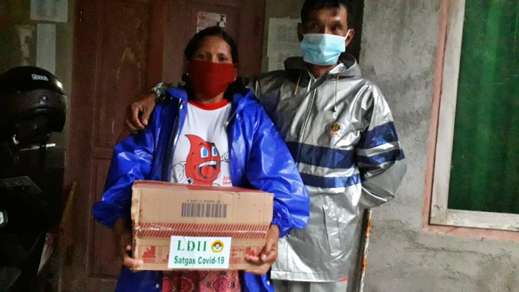 LDDI Magelang Jogo Tonggo, salurkan bantuan ke warga yang isolasi mandiri