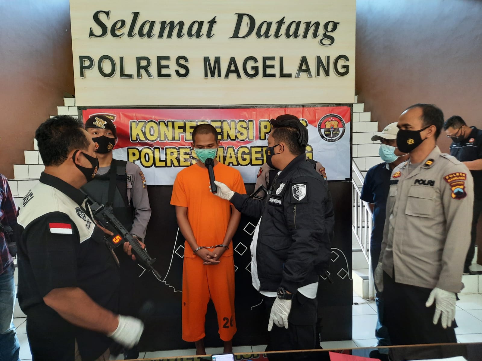Pelaku pencurian di Pakis Magelang (20/1/2021)
