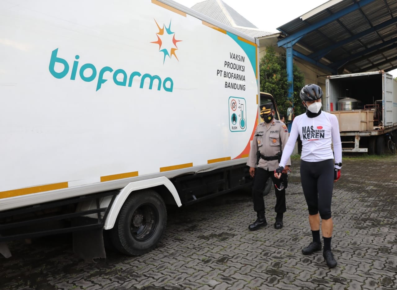 Vaksin Covid-19 Tiba di Jateng, Ganjar : Proses Vaksinasi Rencananya Mulai 14 Januari