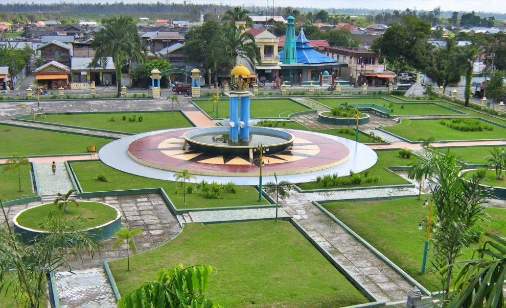 salah satu pusat kota di provinsi yang sepi