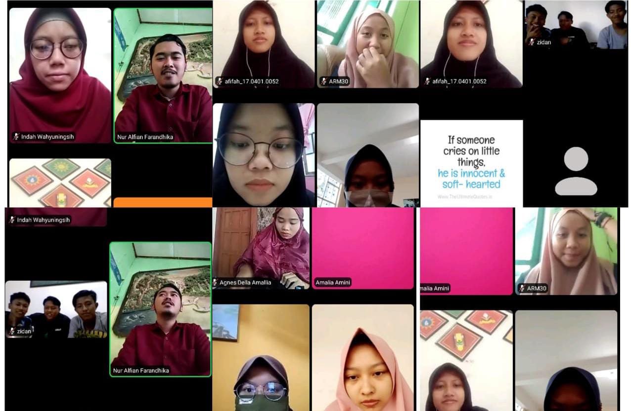 acara webinar kuliah=sekolah yang digelar oleh mahasiswa UNIMMA