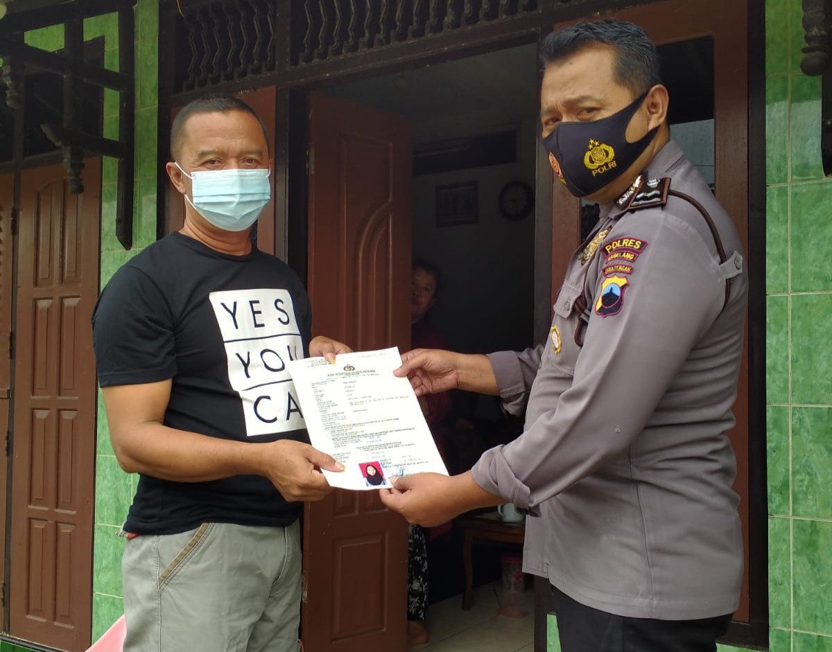 SKCK Delivery Polsek Muntilan Diapresiasi Warga