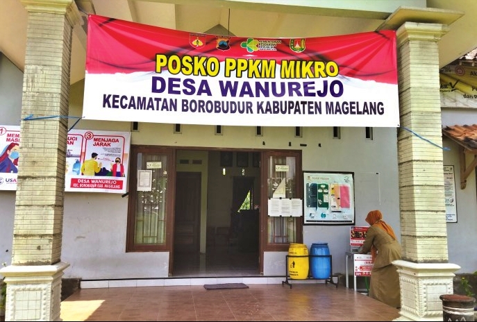 Posko PPKM Mikro Desa Wanurejo Borobudur