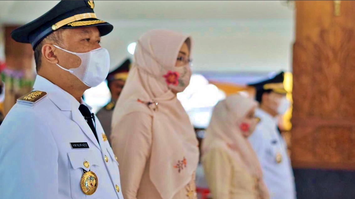 Wali Kota Magelang saat dilantik 2021