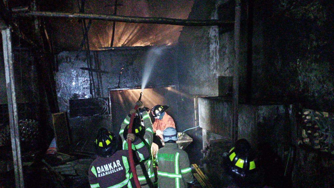 Pabrik Tahu di Magelang Terbakar, Kerugian Capai Puluhan Juta