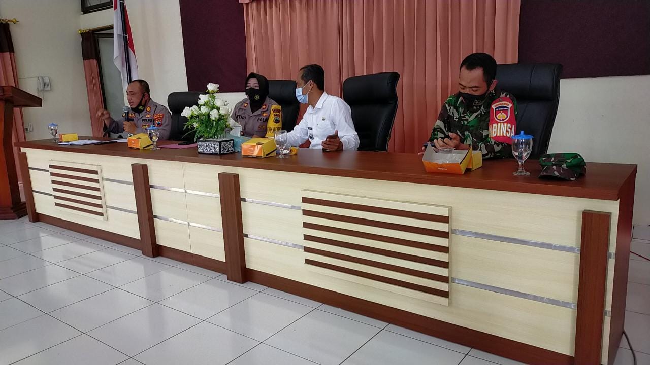 Dukung PPKM Mikro, Begini Persiapan 3 Pilar Kecamatan Bandongan Magelang