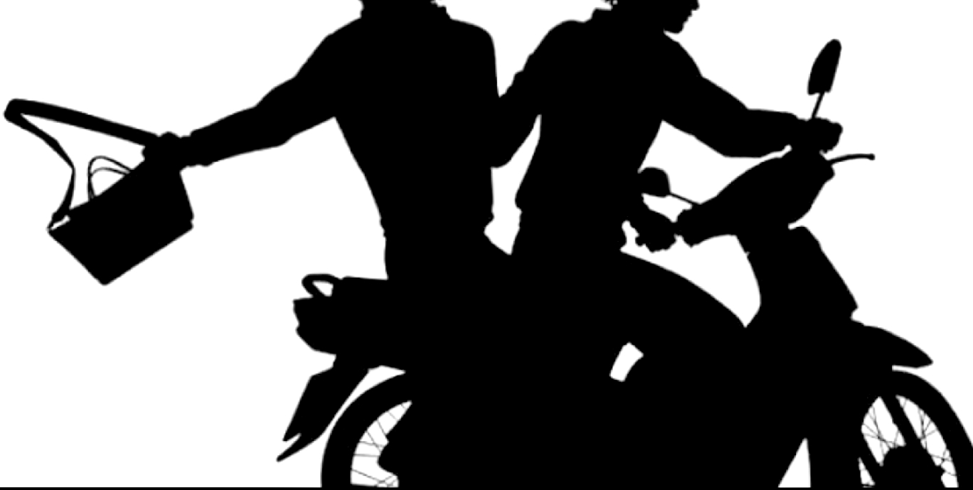 ilustrasi penjambretan tas selempang di jogja