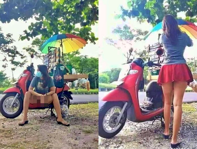 penjual kopi cantik ini wow