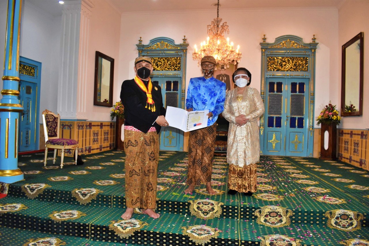 Pemuda Magelang ini raih penganugerahan dari Keraton Surakarta