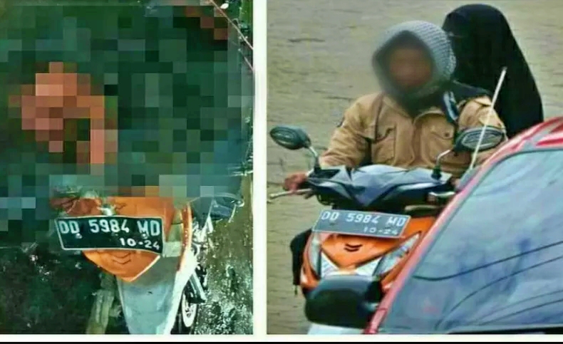 Diduga pelaku bom bunung diri di Makasar