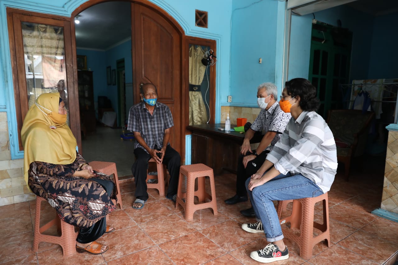 Ganjar saat di rumah yang disewanya semasa sekolah di Jogja