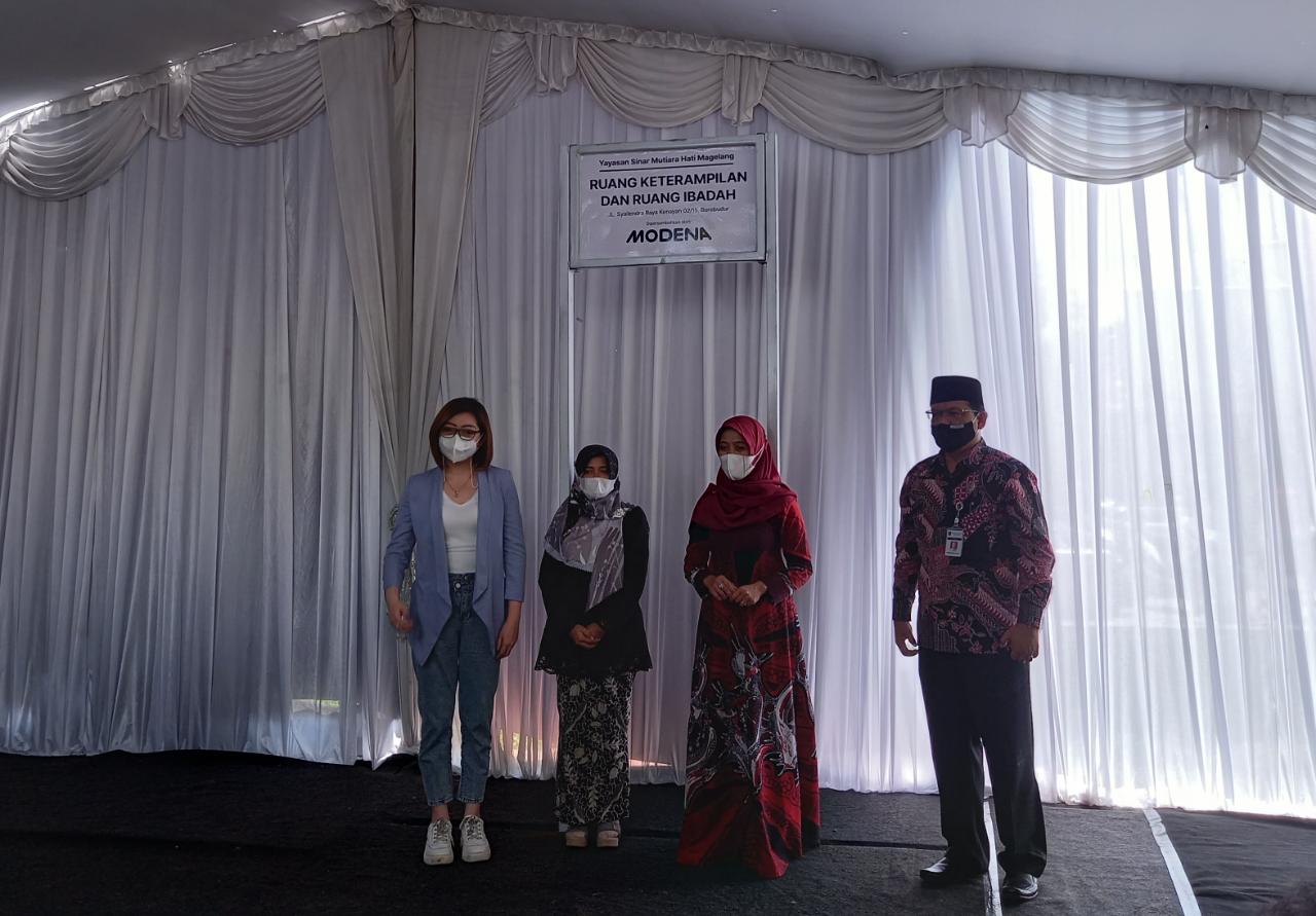 Peduli Teman-teman Difabel, Modena Salurkan Bantuan Rp 100 Juta Untuk Bangun Fasilitas Pendidikan