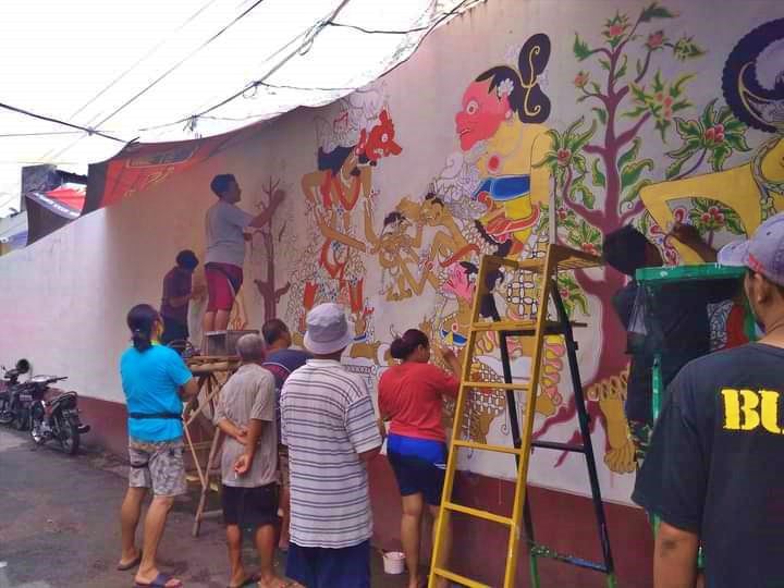 Kampung Mural Wayang Di Muntilan