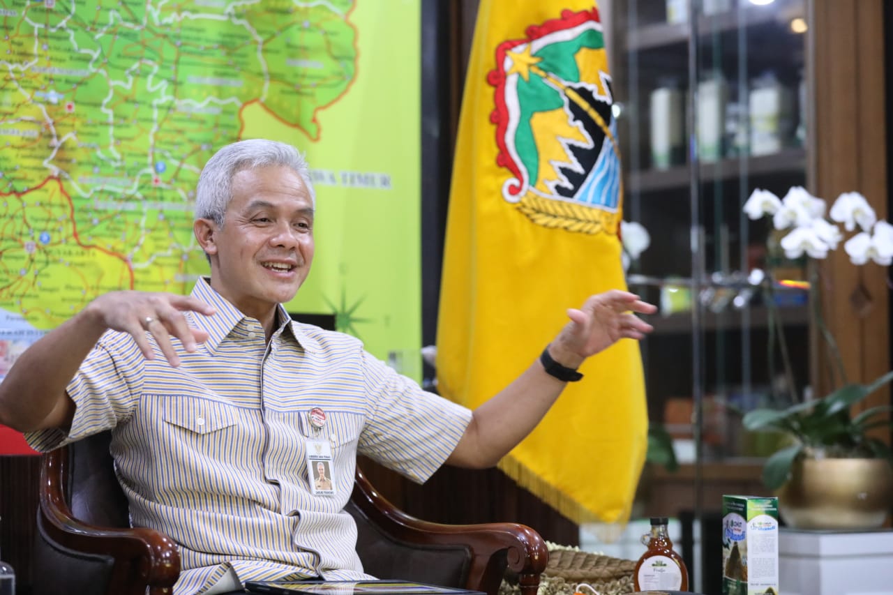 Terkait Penangan Covid-19 di  Jateng, Ganjar Sebut Tunjukan Hasil yang Positif