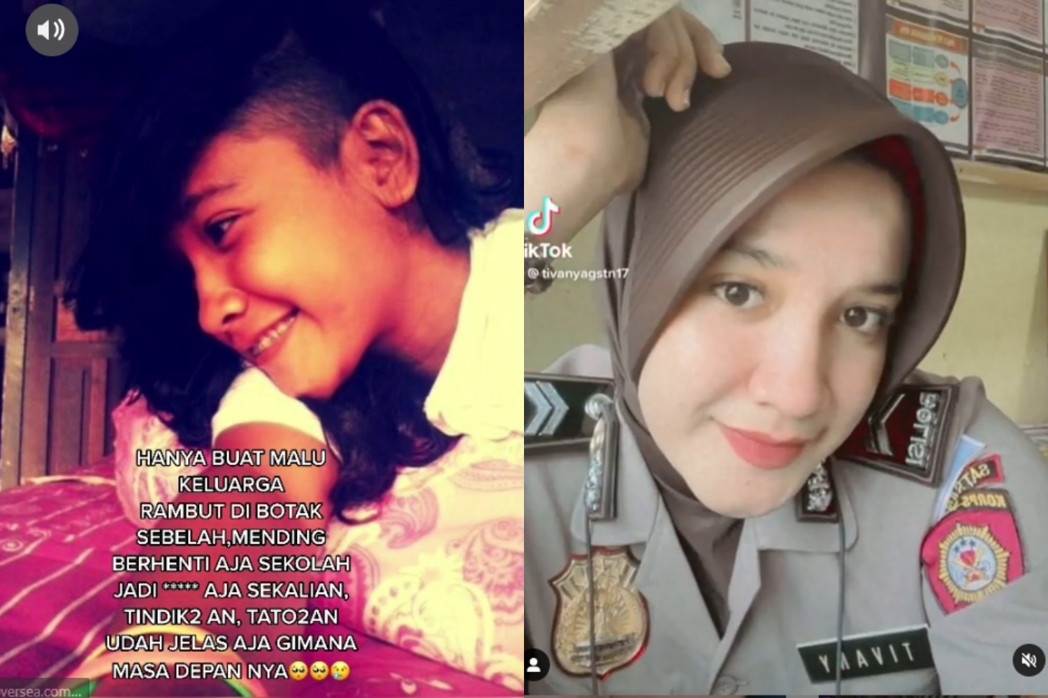 Dulu diremehkan sekarang jadi polisi wanita cantik