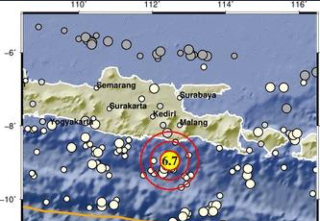Breaking News ; Gempa Bumi Dirasakan di Magelang dan Jogja