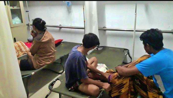 Masak dengan oli satu keluarga keracunan